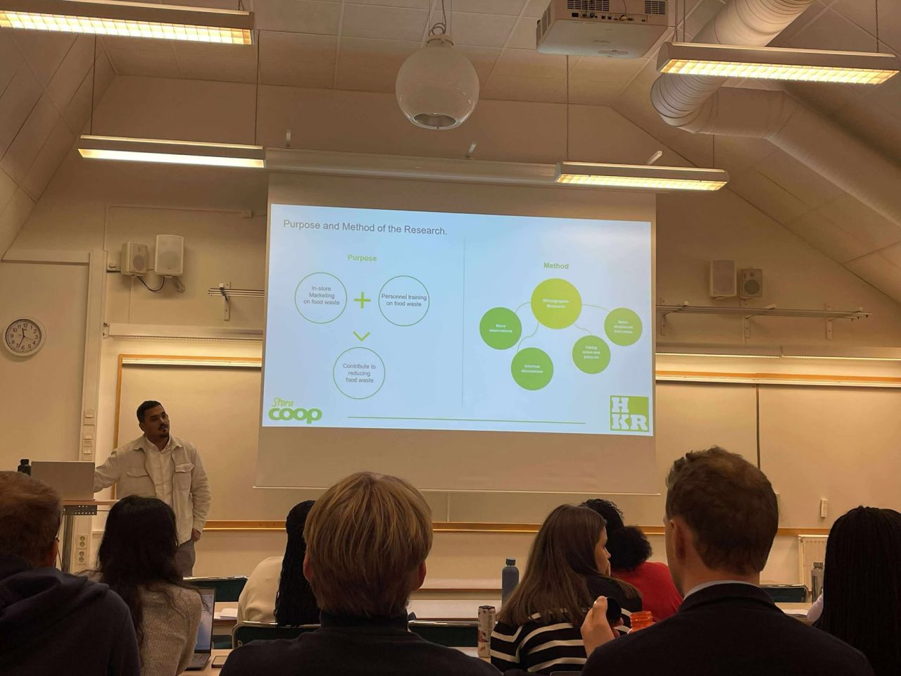Ahmed guest lecturing at Kristianstad University